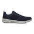 Sneakers blu in pelle scamosciata con lacci elastici e dettagli traforati P Soft, Uomo, SKU m115000110, Immagine 0